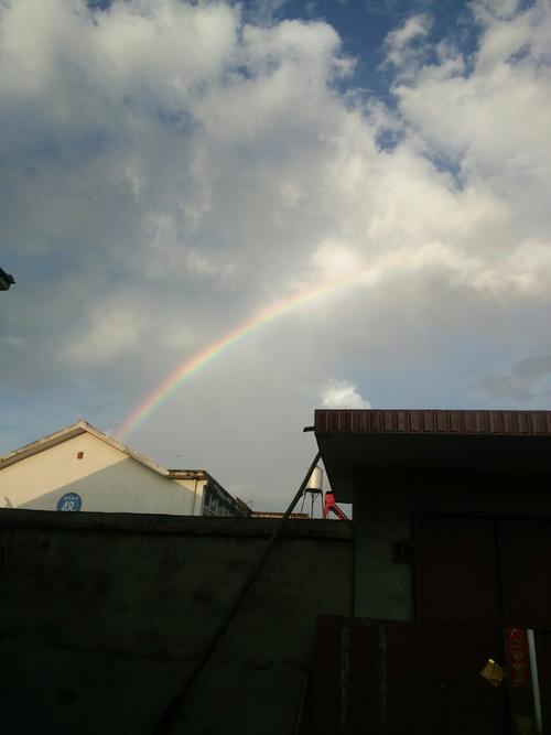 雨后看见彩虹好不好?