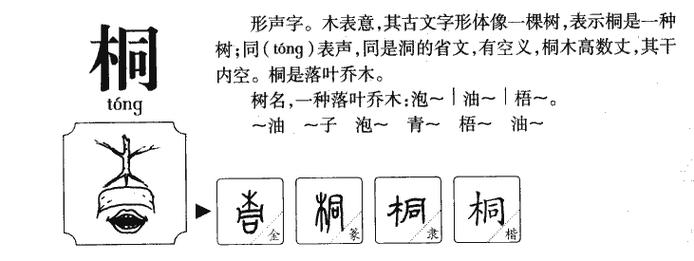 桐字五行属什么桐字取名有什么意义