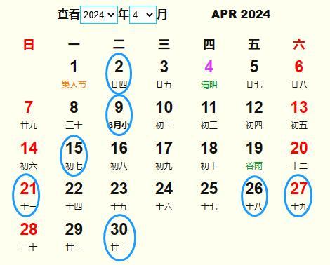 2024年4月安葬黄道吉日 适合2024年4月安葬的好日子