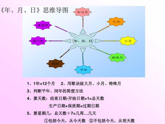 年月日思维导图ppt