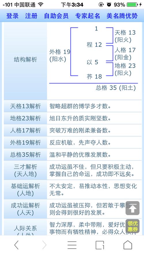 程以荞(女)名字分析这个名字的天格人格地格总格