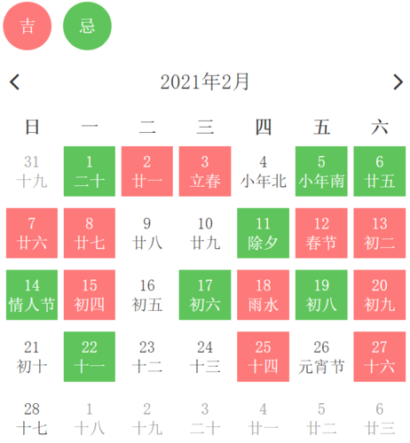 黄历2023年2月黄道吉日查询祈福