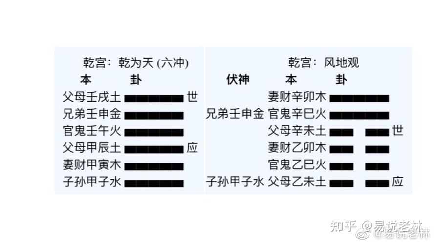 易学基础篇-六爻预测之断卦基础知识-飞神,伏神